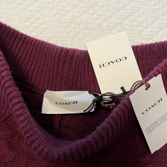 COACH Cashmere Wool Joggers - Picture 4 of 13